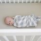 Coastal Plaid Muslin Swaddle Blanket