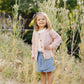 Pink Pointelle Button Down Cardigan