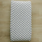 Dusty Blue Wavy Checkered Muslin Changing Pad Cover