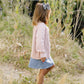 Pink Pointelle Button Down Cardigan