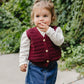 Burgundy Knit Vest