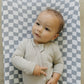 Oatmeal Bamboo Footed Zipper