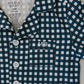 Navy Gingham Short Pajama Set