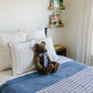 Vintage Plaid + Navy Plaid Twin Muslin Quilt