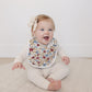 Desert Floral Classic Luxe Fleece Bib