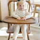 Cream Berry Classic Muslin Bib