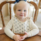 Cream Berry Classic Muslin Bib