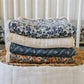 Liberty Floral + Coastal Plaid Lace Muslin Quilt