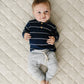 Navy Stripe Long Sleeve Tee