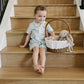 Light Blue Gingham Short Pajama Set