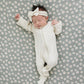 Light Green Daisy Bamboo Stretch Crib Sheet