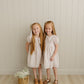 Taupe Stripe Peter Pan Collar Dress