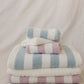 Blue Stripe Plush Blanket