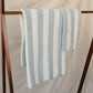 Blue Stripe Plush Blanket