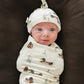 Ducks Ribbed Bamboo Stretch Swaddle