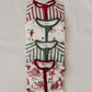 Holiday Toile Ribbed Bamboo Zipper