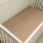 Cream Magnolia Bamboo Stretch Crib Sheet
