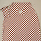 Rust Checkered Ribbed Bamboo Multi-Use Cover