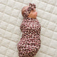 Antique Floral Ribbed Bamboo Stretch Swaddle