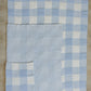 Light Blue Plaid Plush Blanket
