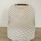 Taupe Checkered Bamboo Multi-Use Cover