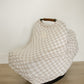 Taupe Checkered Bamboo Multi-Use Cover
