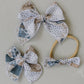 Patchwork Print Hair Bow