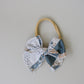 Patchwork Print Hair Bow