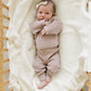 White Ruffle Knit Blanket