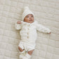 White Knit Bloomer Set