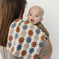 Western Aztec Muslin Burp Cloth