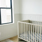 Charcoal Checkered Muslin Crib Sheet