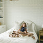 Magnolia Floral Twin Muslin Quilt