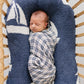 Vintage Plaid Muslin Swaddle Blanket