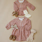 Vintage Pink Floral Dress