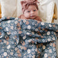 Dusty Rose Organic Cotton Ribbed Head Wrap