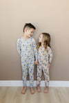 Dusty Blue Peep Bamboo Cozy Set