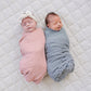Green Stripes Muslin Swaddle Blanket