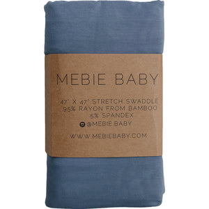 Dusty Blue Bamboo Stretch Swaddle