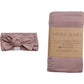 Dusty Rose Bamboo Head Wrap Set