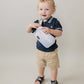 Blue Gingham Mini Fanny Pack