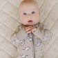 Bamboo Zip Romper | Latte Bolts