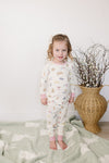 Pink Bunny Ribbed Bamboo Cozy Set
