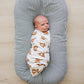 Teddy Bear Muslin Swaddle Blanket