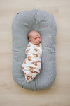 Teddy Bear Muslin Swaddle Blanket