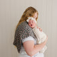 Olive Bloom Muslin Burp Cloth