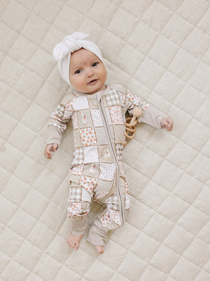 Bamboo Zip Romper | Cottage Goose