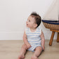 Blue Stripe Short Tank Set