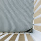 Green Stripes Muslin Crib Sheet