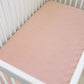 Pink Stripes Muslin Crib Sheet